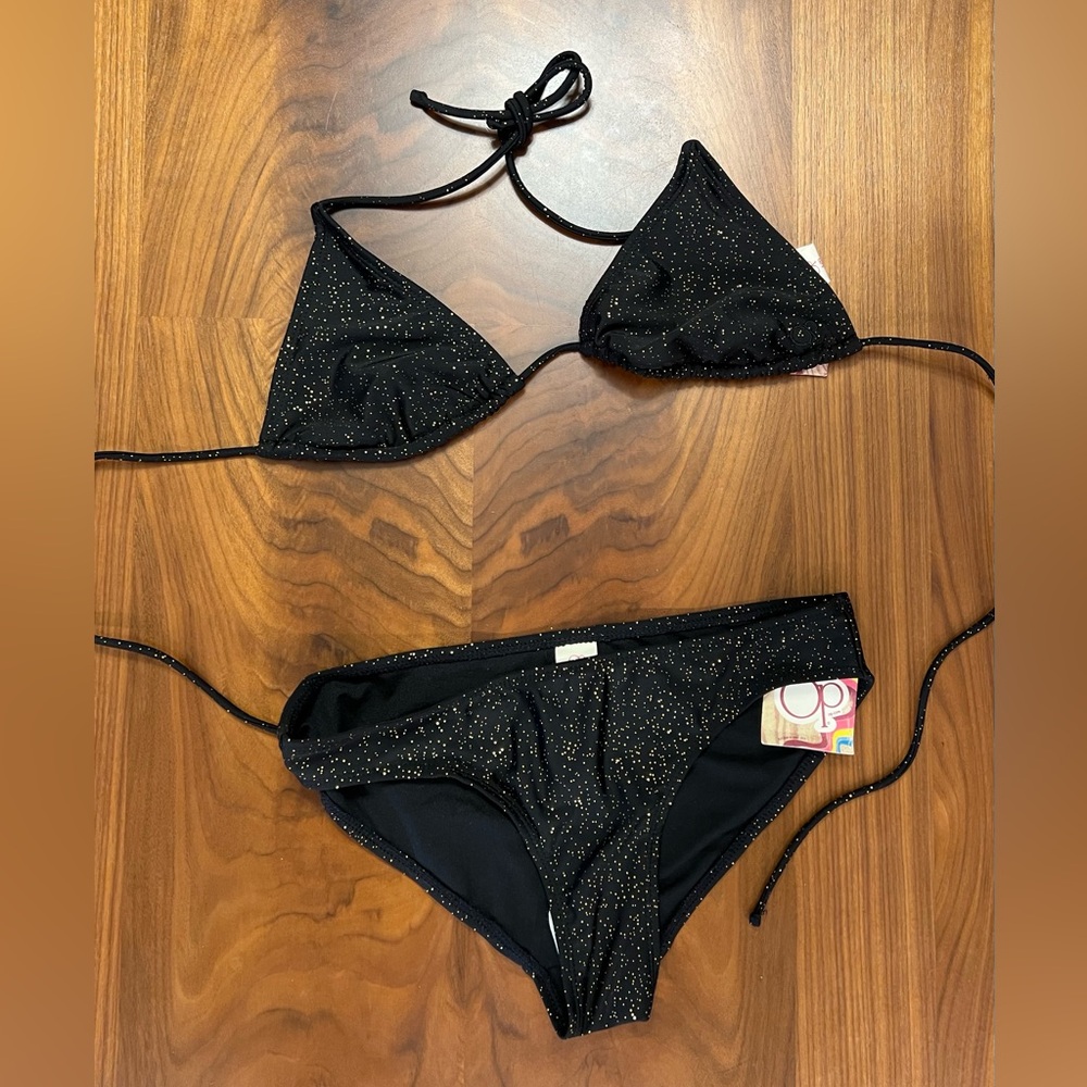 OP Black and Gold Bikini
